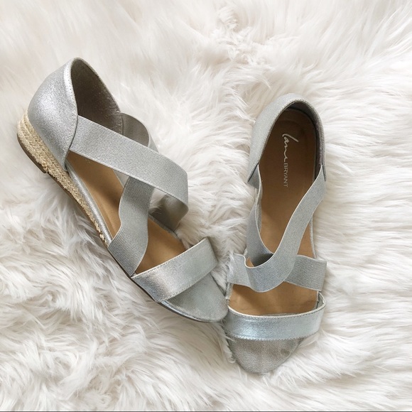 Lane Bryant Shoes - Lane Bryant | Metallic Espadrille Sandals